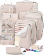 10 Set/8 Set Packing Cubes for Travel, Gifts for Women Mom,Anti-Tearing Suitcase... - Image 2