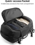 tomtoc Travel Backpack 40L, TSA Friendly Flight Approved Carry-on Luggage Hand W... - Image 4