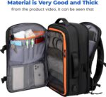 Carry On Travel Backpack for Airplanes | 35L Suitcase Backpack Luggage Business ... - Image 3