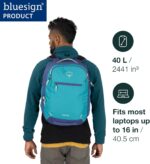 Osprey Daylite Expandable 26+6 Travel Pack, Night Shift Blue - Image 3