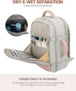 LOVEVOOK Travel Backpack For Women, 40L Carry On Backpack Flight Approved, TSA P... - Image 5