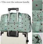 Eslcorri Women Travel Duffle Bag with Small Pouch- Cordoroy Sports Duffel Bag wi... - Image 4