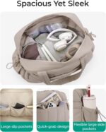 BAGSMART Gym Bag for Women, Duffle Bag for Travel with Wet Pocket, Lightweight C... - Image 3
