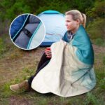 Outdoor Puffy Camping Blanket, Lightweight Down Alternative Puffy Printed Campin... - Image 3