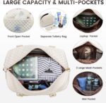 LOVEVOOK Travel Duffle Bag,Weekender Bags for Women with Shoe Compartment，Carry ... - Image 4