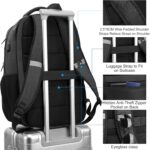 17.3 Inch Laptop Backpack, School Backpack,Large TSA Travel Carry on Backpack,Co... - Image 6