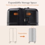 Sweetcrispy Carry on Luggage, Hard Shell ABS Suitcase with Double Spinner Wheels... - Image 6