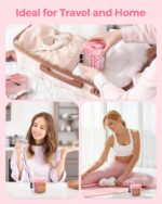 Cute Pill Dispenser with 7 Compartments, Pill Bottle Organizer with Anti-Mix Des... - Image 6