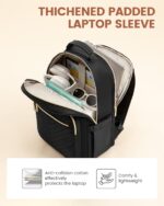 LOVEVOOK Laptop Backpack for Women with Giant Tumbler Holder 15.6 inch,Designer ... - Image 4