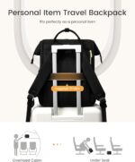 LOVEVOOK Laptop Backpack for Women with Giant Tumbler Holder Pocket,15.6 inch Wa... - Image 6