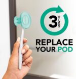 Steripod Clip-On Toothbrush Protector with Peppermint Essential Oils, Keeps Toot... - Image 4