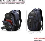 Swissdigital Design Laptop Backpack with USB Charging Port, Travel Backpack Fits... - Image 4