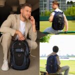 Swissdigital Design Laptop Backpack with USB Charging Port, Travel Backpack Fits... - Image 7