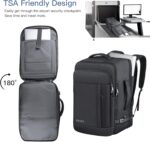 Carry On Backpack, 50L Travel Backpack, Luggage Backpack TSA Flight Approved Lap... - Image 5