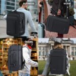 Carry On Backpack, 50L Travel Backpack, Luggage Backpack TSA Flight Approved Lap... - Image 9