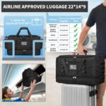 ETRONIK Gym Bag for Men Women, Carry on Luggage 22x14x9 Airline Approved, Tactic... - Image 3