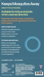 Cliganic 10 Pack Mosquito Repellent Bracelets for Adults & Kids - Natural DEET-F... - Image 3