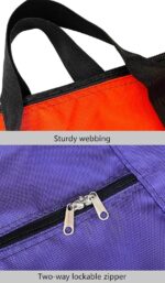 Extra Large Storage Duffle Bag with Zippers and Handles, Big Foldable Duffle Bag... - Image 4