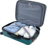 Travelers Club Chicago Hardside Expandable Spinner Luggage, Teal, 22" Carry-On - Image 5