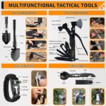 Survival Kit, Gifts for Men Women Teen Boys, 252 pcs Survival Gear and Equipment... - Image 4