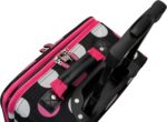 Rockland Fashion Softside Upright Luggage Set,Expandable, Multi/Pink Dot, 2-Piec... - Image 8
