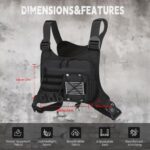 Outdoor Sports Chest Bag for Men, Chest Vest Holster Fits Most Pistols, EDC Trav... - Image 3