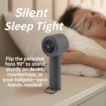 Portable Handheld Turbo Fan, 5 Gear Adjustable Portable Silent Mini Bladeless El... - Image 6