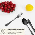 Travel Utensils with Case, Quatish Portable Silverware Set for Work, Stainless S... - Image 3