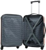 Travelers Club Midtown Hardside 4-Piece Luggage Travel Set, Rose Gold - Image 5