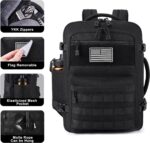 MOZETO TSA Approved Carry On Backpack, Extra Large Tactical Travel Backpack for ... - Image 5