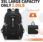 35L Lightweight Packable Backpack – Durable Foldable Daypack for Travel, Hiking,... - Image 5