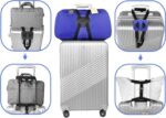 Luggage Straps Bag Bungee， Luggage Straps Suitcase Adjustable Belt，Add a Bag Eas... - Image 5