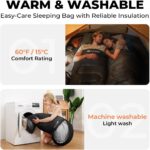 Sleeping Bags for Adults Warm Weather,Backpacking Compact Lightweight Camping Sl... - Image 6