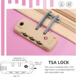 LARVENDER Luggage Sets 3 Piece Expandable Carry on Luggage 22x14x9 Airline Appro... - Image 4