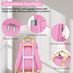 LARVENDER Luggage Sets 3 Piece Expandable Carry on Luggage 22x14x9 Airline Appro... - Image 7