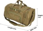 Military Tactical Outdoor Gym Bag Small Duffel Bag with Shoes Compartment for Sp... - Image 3