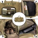 Military Tactical Outdoor Gym Bag Small Duffel Bag with Shoes Compartment for Sp... - Image 4