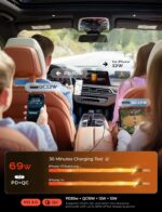 LISEN Retractable Car Charger, for Gifts for Him Her, Cars Adapter USB C Fast Ch... - Image 5