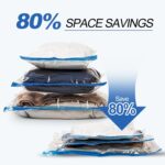 VMstr 15 Pack Travel Vacuum Storage Bags with USB Pump, Vacuum Packing Seal for ... - Image 5