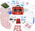 First Aid Kit for Car, 350 Piece Survival Gear and Supplies for Car Home Travel ... - Image 3