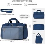 Hanke Underseat Carry On luggage Bags for Travel, Foldable Travel Bags for Women... - Image 3