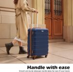 Coolife Luggage 3 Piece Set Suitcase Spinner Hardshell Lightweight TSA Lock (apr... - Image 3