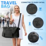 Travel Duffle Bag, Weekender Travel Bag Men Small Gym Bag for Women, Hospital Ba... - Image 7