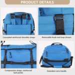 Rolling Duffle Bag with Wheels,86L 30”Carry on Luggage with Wheels,Folding Trave... - Image 7