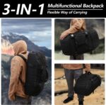 65L Large Duffle Bag, 3-in-1 Tactical Backpack MOLLE Pack for Sports, Gym, Outdo... - Image 6