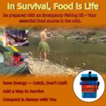 Mini Survival Fishing Kit Small Emergency Fishing Gear Box Pocket Fishing Tackle... - Image 4