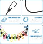 Retractable Portable Clothesline for Travel，Clothing line with 12 Clothes Clips,... - Image 3