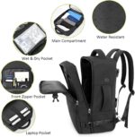 Travel Backpack for Women Men,Travel Laptop Backpack w/USB Charging Port, Waterp... - Image 4