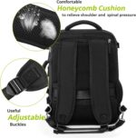 Travel Backpack for Women Men,Travel Laptop Backpack w/USB Charging Port, Waterp... - Image 6