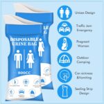 DIBBATU Disposable Urine Bag, 12/24 PCS Pee Bags for Travel for Women/Men, 800ML... - Image 6